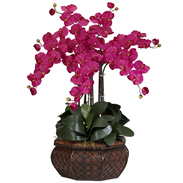 Large Phalaenopsis Silk Flower Arrangement