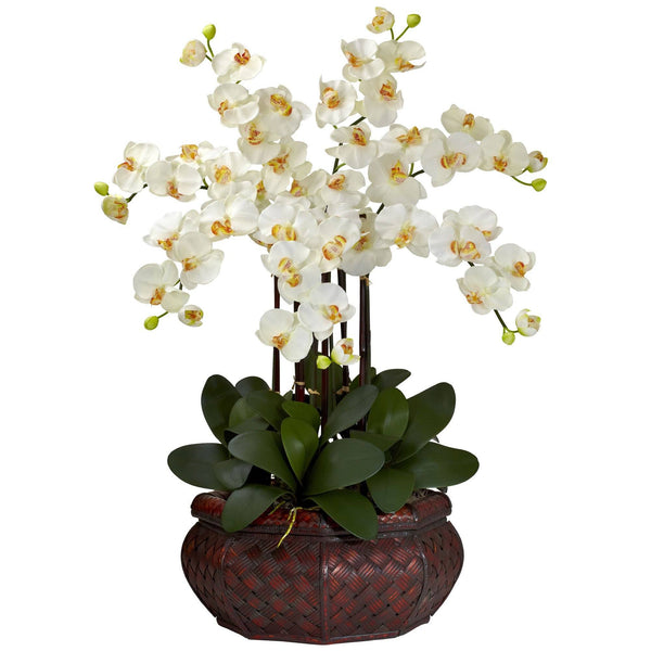 Large Phalaenopsis Silk Flower Arrangement