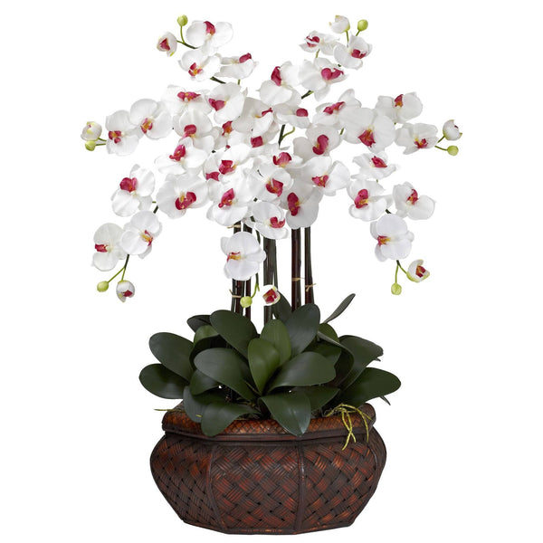 Large Phalaenopsis Silk Flower Arrangement