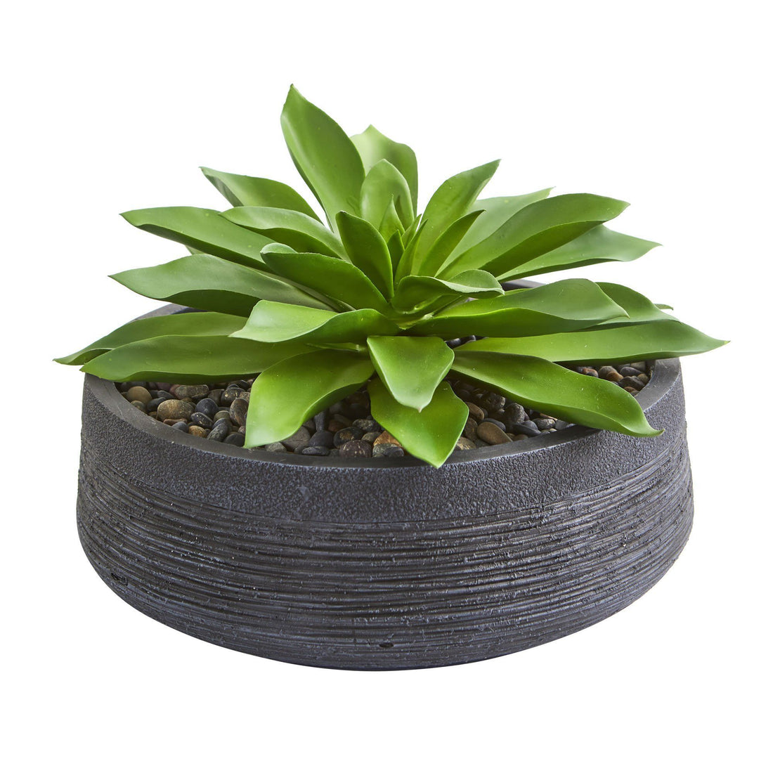 large artificial succulents Large Succulent Artificial Plant in Decorative Bowl