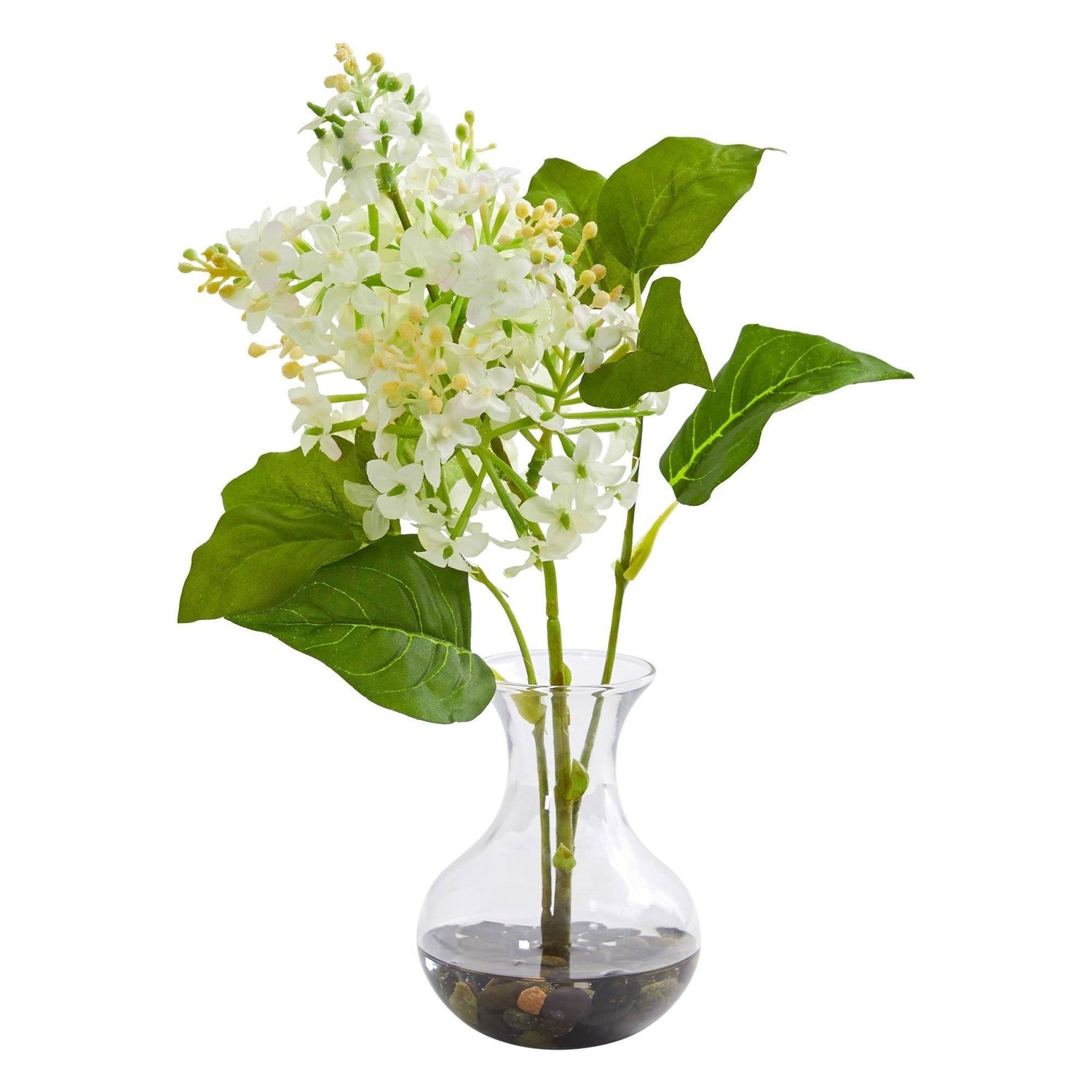 Lilac Artificial Arrangement in Vase (Set of 3)