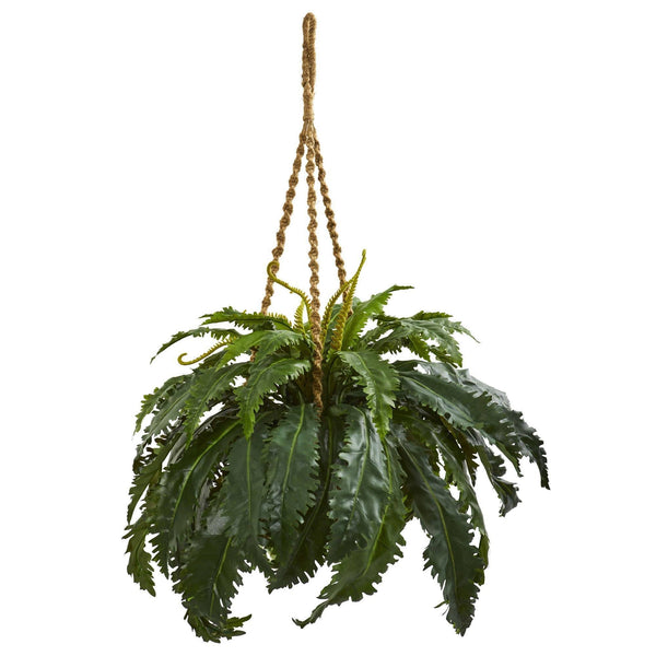 Marginatum Artificial Plant in Hanging Basket