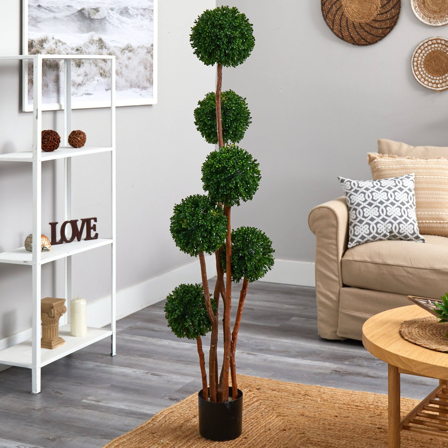 New Boxwood Tree UV Resistant (Indoor/Outdoor)