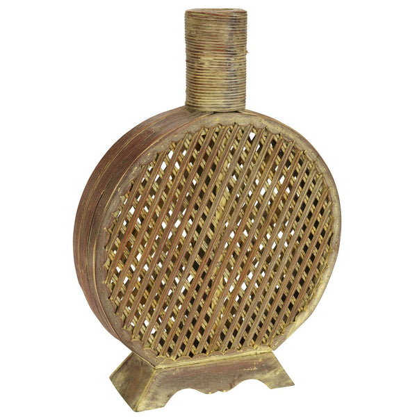 Open Weave Decorative Vase