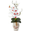 Phalaenopsis Orchid and Twig Artificial Arrangement in Floral Jar