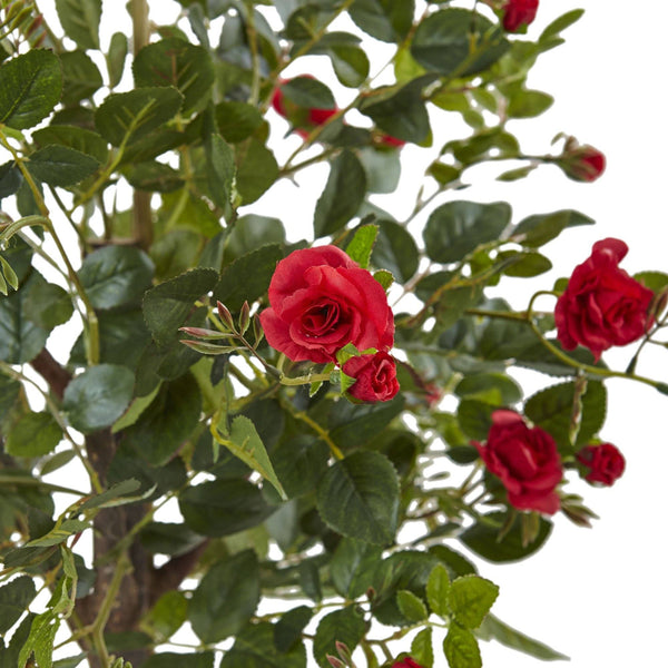 Rose Topiary with Farmhouse Planter