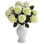 Roses w/Colored Glass Vase