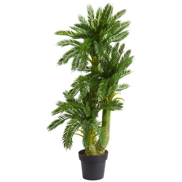 Triple Potted Cycas Artificial Plant