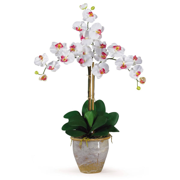 Triple Stem Phalaenopsis Silk Orchid Arrangement