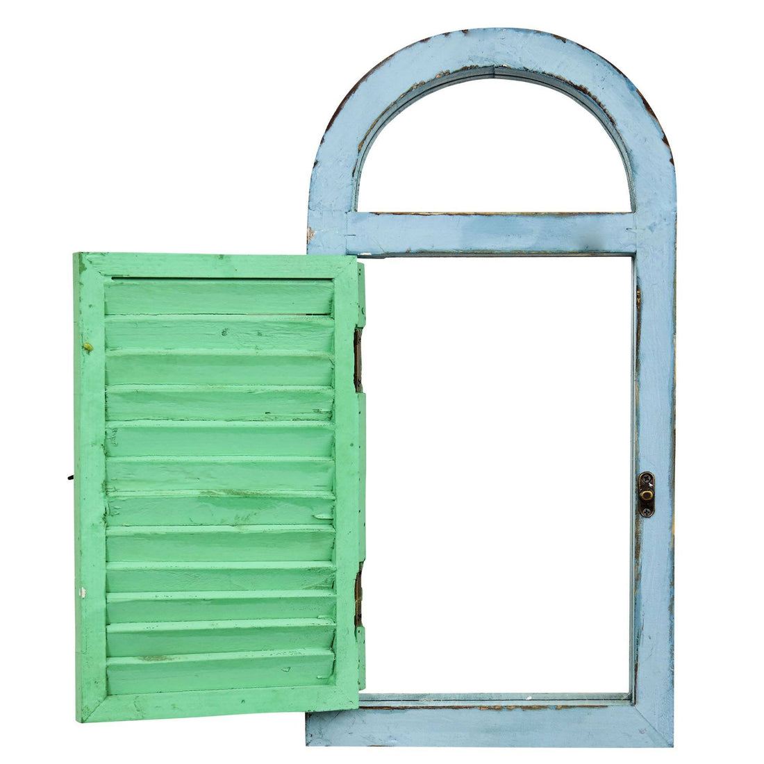 Vintage Window Shutter & Mirror | Nearly Natural