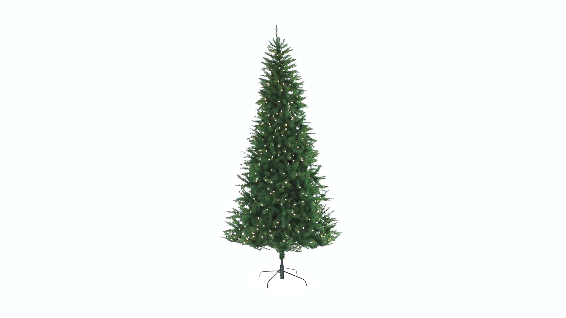 7.5' Green Valley Fir Artificial Christmas Tree with 500 Clear LED